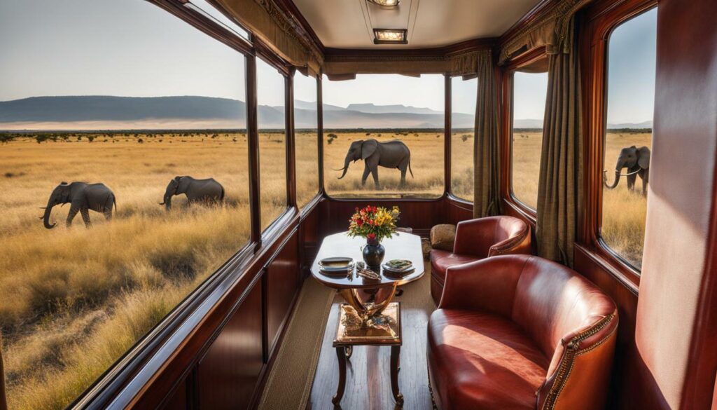 South African train holiday
